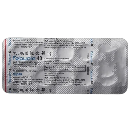 febucip 40mg tablet 10's